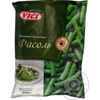 Vegetables green been Vici frozen 400g - buy, prices for MegaMarket - photo 1