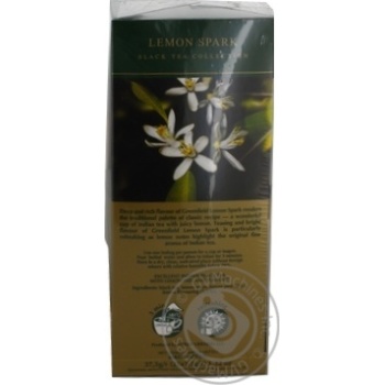 Greenfield Lemon Spark black tea 25pcs*1.5g - buy, prices for MegaMarket - photo 2