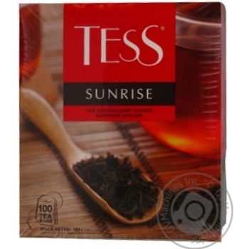 Tess Sunrise black tea 100pcs*1.8g - buy, prices for MegaMarket - photo 1