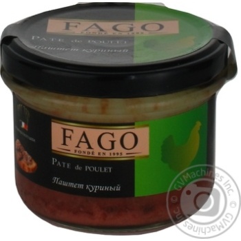 Паштет курячий с/б FAGO 180г купить, цены на МегаМаркет - фото 1