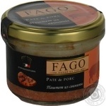 Паштет із свинини Fago 180г