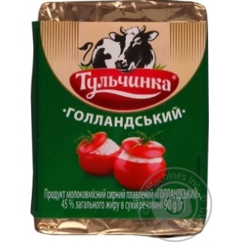Tulchynka holandsʹkyy processed cheese product 45% 90g - buy, prices for MegaMarket - photo 1