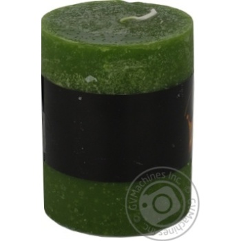 Pragnis Rustick Candle cylinder dark green - buy, prices for METRO - photo 2