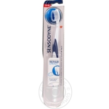 Зубна щітка Sensodyne Відновлення та Захист м'яка купити, ціни на МегаМаркет - фото 1