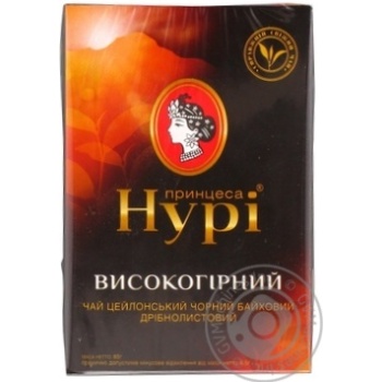 Чай Принцесса Нури черный Высокогорный 85г купить, цены на МегаМаркет - фото 2