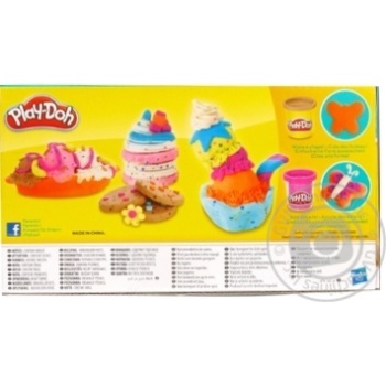 Ігровий набір Play-Doh Тісто для ліплення з конфеті 6 баночок 336г купити, ціни на МегаМаркет - фото 3