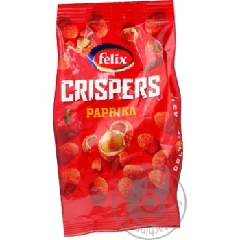 Арахіс у хрумкій оболонці Felix Crispers зі смаком паприки 140г купити, ціни на МегаМаркет - фото 3