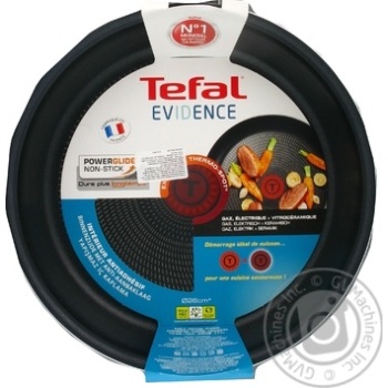 Сковорода Tefal Evidence с антипригарным покрытием Powerglide и индикатором нагрева d26см купить, цены на МегаМаркет - фото 1