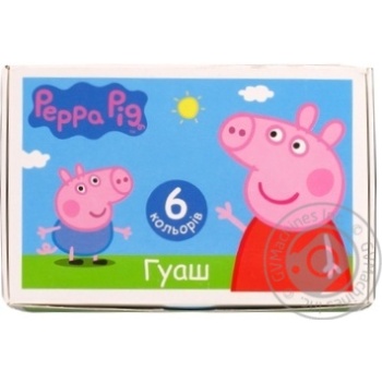 Peppa Pig Gouache 6colors - buy, prices for MegaMarket - photo 1