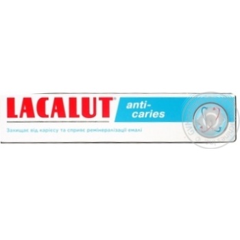 Зубная паста Lacalut Анти-кариес 75мл купить, цены на МегаМаркет - фото 2