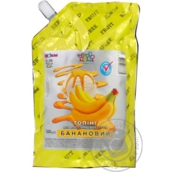 Topping for ice-cream banana syrup 500g - buy, prices for METRO - photo 1