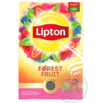 Чай чорний Lipton Forest Fruit зі шматочками полуниці 80г купити, ціни на МегаМаркет - фото 2