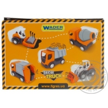 Игрушка Wader Tech Truck в ассортименте 39478 шт купить, цены на МегаМаркет - фото 2