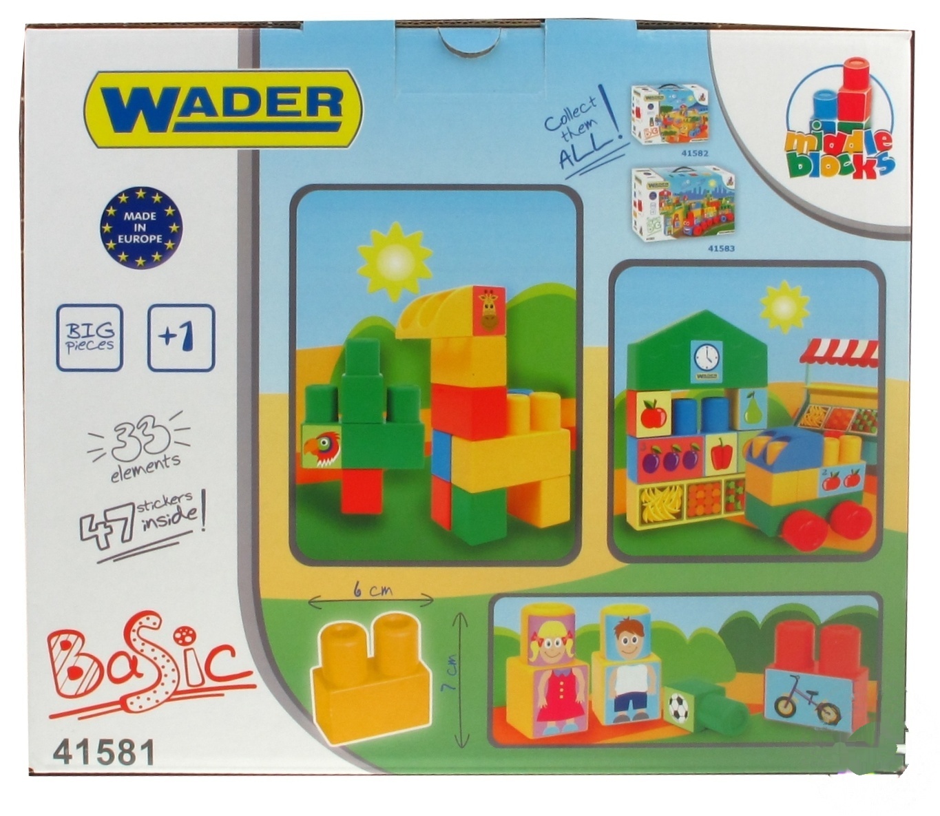 

Конструктор Wader Basic 33 элемента