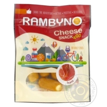 Сир плавлений Rambyno копчений з шинкою 75г купити, ціни на МегаМаркет - фото 2