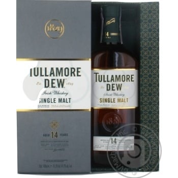 Віскі Tullamore Dew Single Malt 14yo 0.7л х6 купить, цены на МегаМаркет - фото 3