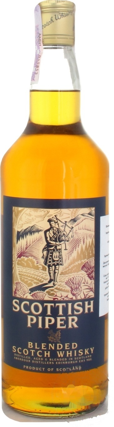 

Виски Scottish Piper Blended 40% 1л