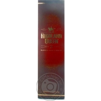 Віскі Highland Queen 8років 0.7л х6 купити, ціни на МегаМаркет - фото 3