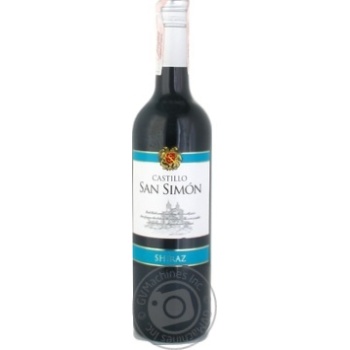 Wine red dry 12.5% 750ml - buy, prices for MegaMarket - photo 1