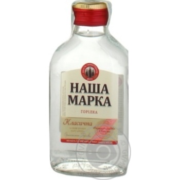Горілка Наша Марка Класична 0.1л х36 купить, цены на МегаМаркет - фото 1