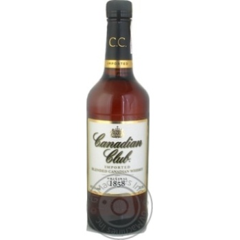Віскі Canadian Club 40% 0,7л купити, ціни на МегаМаркет - фото 1