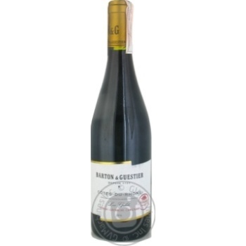 Вино Barton&Guestier Cotes du Rhone красное сухое 0,75л купить, цены на МегаМаркет - фото 1