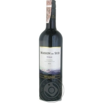 Вино Maison du Sud Syrah червоне сухе 0.75л х3 купити, ціни на МегаМаркет - фото 1