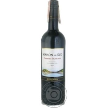 Вино Maison du Sud Cabernet Sauvignon червоне сухе 0.75л х3 купити, ціни на МегаМаркет - фото 1