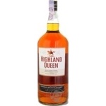 Віскі Highland Queen 3yo 40% 1.5л х6