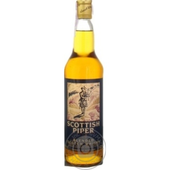 Scottish Piper Blended Scotch Whisky 40% 0,7l - buy, prices for MegaMarket - photo 1
