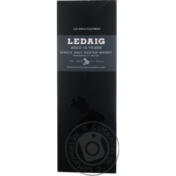 Віскі Ledaig 10yo Box 0.7л х3 купити, ціни на МегаМаркет - фото 1