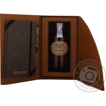 Віскі Nikka Pure Malt Black 0,5л подарункова коробка x2 купити, ціни на МегаМаркет - фото 1