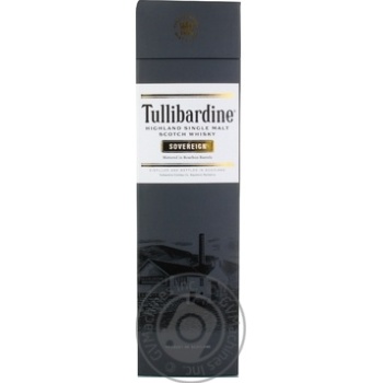 Віскі Tullibardine Sovereign Box 0.7л х3 купити, ціни на МегаМаркет - фото 1