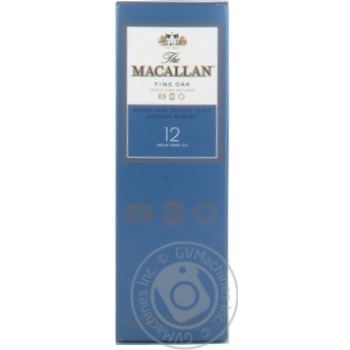 Whiskey Macallan single malt 40% 12yrs 50ml - buy, prices for MegaMarket - photo 1