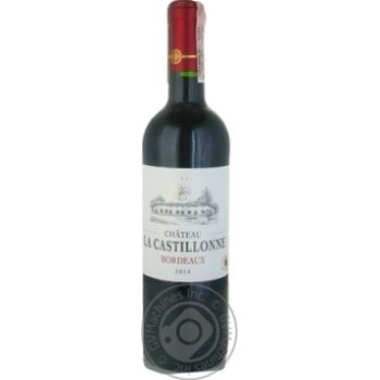 Вино GVG Chateau La Castillonne червоне сухе 0.75л х6 купити, ціни на МегаМаркет - фото 1