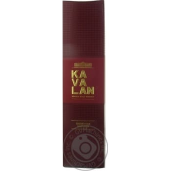 Віскі односолодовий Kavalan Sherry Oak Matured 0,7л х6 купити, ціни на МегаМаркет - фото 1