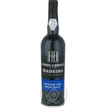 Вино Henriques&Henriques Madeira біле н/сухе 0.5л х6 купити, ціни на МегаМаркет - фото 1