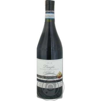 Вино Giacomo Fenocchio Langhe Nebbiolo красное сухое 14% 0,75л - купить, цены на МегаМаркет - фото 1