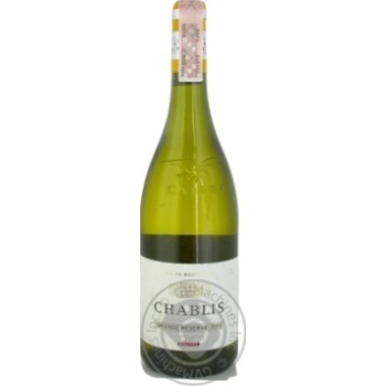 Вино Calvet Chablis Grande Reserve біле сухе 0.75л х6 купить, цены на МегаМаркет - фото 1