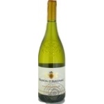 Wine chardonnay Baron d'arignac white semidry 13% 750ml France