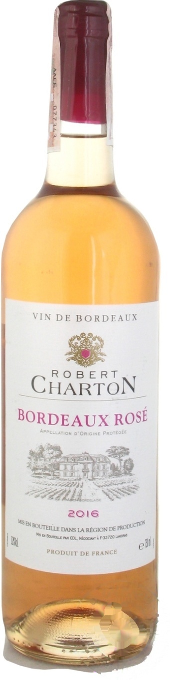 

Вино Robert Charton Bordeaux Rose сухое розовое 12% 0.75л