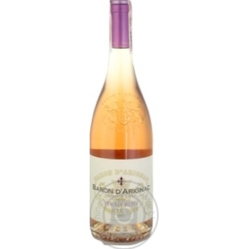 Wine shiraz pink dry 12% 750ml France - buy, prices for MegaMarket - photo 1