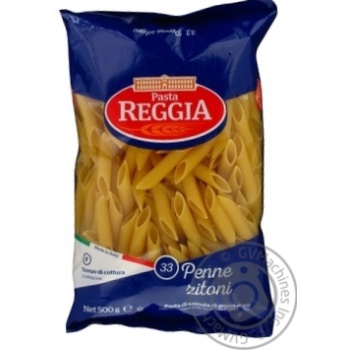Макарони Pasta Reggia Penne Zitoni 33 500г х24 купить, цены на МегаМаркет - фото 1