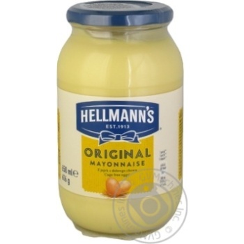 Майонез Hellmann`s Original 650мл х6 купить, цены на МегаМаркет - фото 1