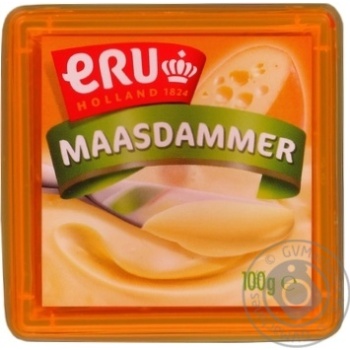 Сыр плавленый ERU Maasdammer 45% 100г купить, цены на МегаМаркет - фото 1