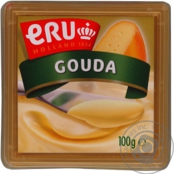 Cheese gouda Eru processed 48% 100g - buy, prices for MegaMarket - photo 1