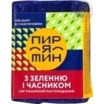 Сир плавлений Пирятин з Зеленню і Часником 55% 90г*
