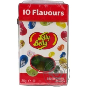 Цукерки Jelly Belly 10 смаків асорті 35г купити, ціни на МегаМаркет - фото 1