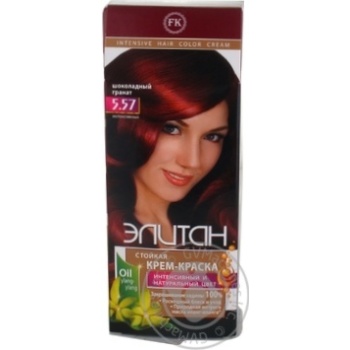 Elitan Intensive Hair Dye №5.57 Chocolate Pomegranate - buy, prices for ULTRAMARKET - photo 1