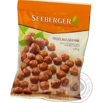 Ліщина Seeberger ядра Екстра 125г x13 купить, цены на МегаМаркет - фото 1